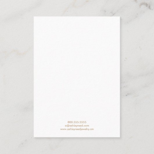 Carte de bijoux de sirènes - Élevage (Dos)