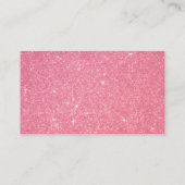 Carte de billet baby shower Pink Gold Diaper (Dos)