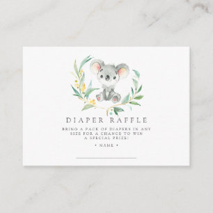 Carte de billet Bush Baby Koala Diaper