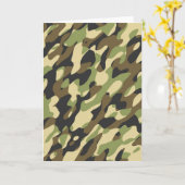 Carte de billet Camouflage (Fleur jaune)