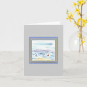 Carte de billet de bateau (Fleur jaune)