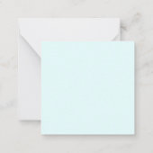 carte de billet de la Saint-Valentin (Dos)