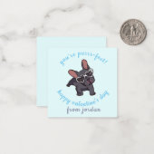 carte de billet de la Saint-Valentin (Devant/Arrière en situation)