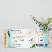 Carte de billet d'embarquement de sauvegarde de da (Debout devant)