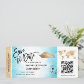 Carte de Billet d'Embarquement de Sauvegarder la D (Debout devant)