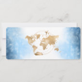 Carte de Billet d'Embarquement Invitation Code QR (Dos)