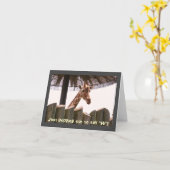 Carte de billet Giraffe (Fleur jaune)