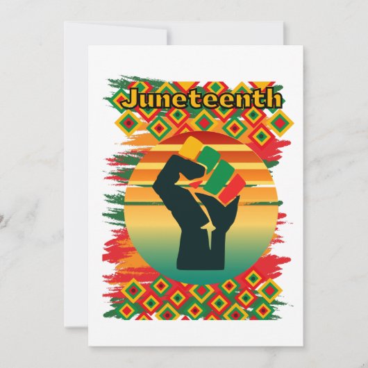 Carte de billet Junetdix Black Pride Freedom (Devant)