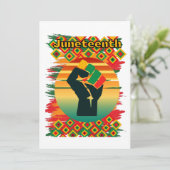 Carte de billet Junetdix Black Pride Freedom (Debout devant)