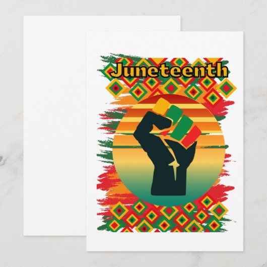 Carte de billet Junetdix Black Pride Freedom (Devant / Derrière)