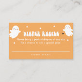 Carte de billet Kawaii Halloween Diaper Raffle (Devant)