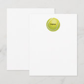 Carte de billet plat personnalisée pour balle de t (Devant / Derrière)