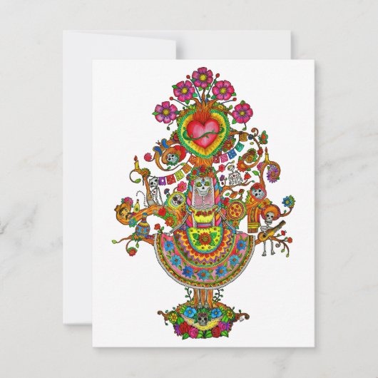 Carte de billet pour la Journée mexicaine de l'arb (Devant)