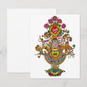 Carte de billet pour la Journée mexicaine de l'arb (Devant / Derrière)