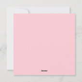 Carte de billet pour la Saint-Valentin (Dos)