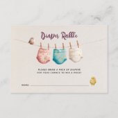 Carte de billet Refus de couches pour animaux de f (Devant)