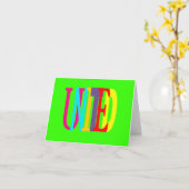 Carte de billet unique (Fleur jaune)