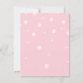 Carte de billets de rabat pour bébé (Dos)