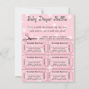 Carte de billets de rabat pour bébé