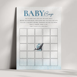 Carte de Bingo de Baby shower bébé Rustic Ocean mo