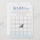 Carte de Bingo de Baby shower bébé Rustic Ocean mo (Devant)