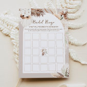 Carte de Bingo de Fête des mariées en Bohême SIERR