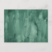 Carte de bingo de la forêt de bois d'aquarelle (Dos)