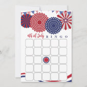 Carte de Bingo du 4 juillet (Devant)