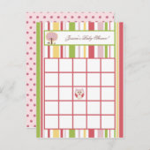 Carte de Bingo écrite Amour et la nature Fille Woo (Devant / Derrière)