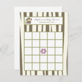 Carte de Bingo écrite Jacana Girl Zoo de la jungle (Devant / Derrière)