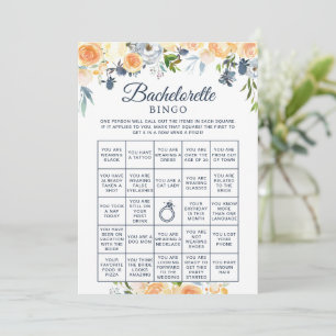 Carte de Bingo Floral de Jeu de Baby Shower pour E