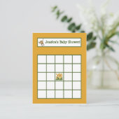 Carte de Bingo inscriptible Baby Jungle (Debout devant)