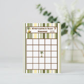 Carte de Bingo inscriptible Baby Jungle (Debout devant)