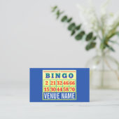 Carte de Bingo, Lieu de Bingo, Industrie du Jeu (Debout devant)