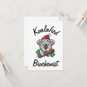 Carte de Biochimiste Koalafied (Devant/Arrière en situation)