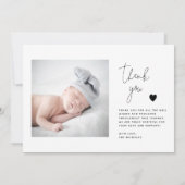 Carte de Birth Announcement | New Baby Announcemen (Dos)