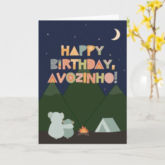 Carte de Birthday (Fleur jaune)