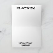 Carte de Birthyday de COUCHER DU SOLEIL de MOULIN (Intérieur)