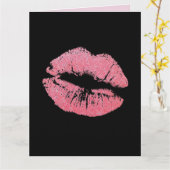 CARTE DE BISOUS ET DE BAISERS POUR SON ANNIVERSAIR (Fleur jaune)