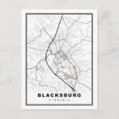 Carte de Blacksburg (Devant)