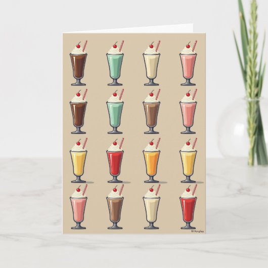 Carte de Boisson Dessert Sucrée (Devant)