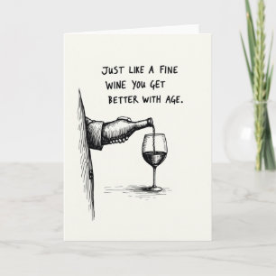 Carte de Boisson Offerte pour un Joyeux Anniversai