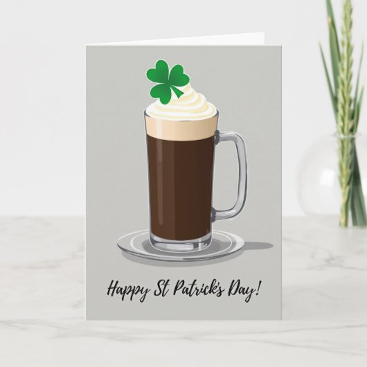 Carte de Boisson pour la Saint-Patrick (Devant)
