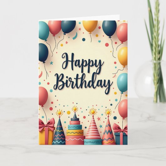 Carte de boîte cadeau festive (Devant)