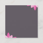 Carte de boîtier 2,5 pouces x 2,5 pouces - Elégant (Dos)