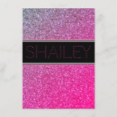 Carte de boîtier à étincelles roses (Dos)