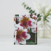 Carte de boîtier abeille et alstromerias (Debout devant)