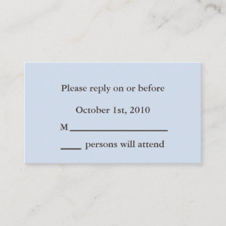 Carte de boîtier au chocolat simple