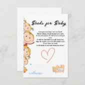 Carte de boîtier baby shower (Devant / Derrière)