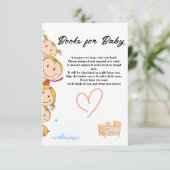 Carte de boîtier baby shower (Debout devant)